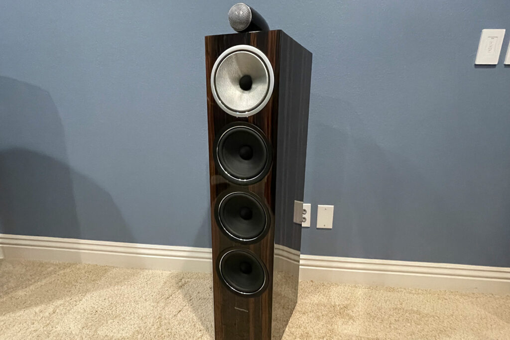 These are Bob Barrett's review pair (he owns them) of the Bowers & Wilkins 702 Signature audiophile speakers