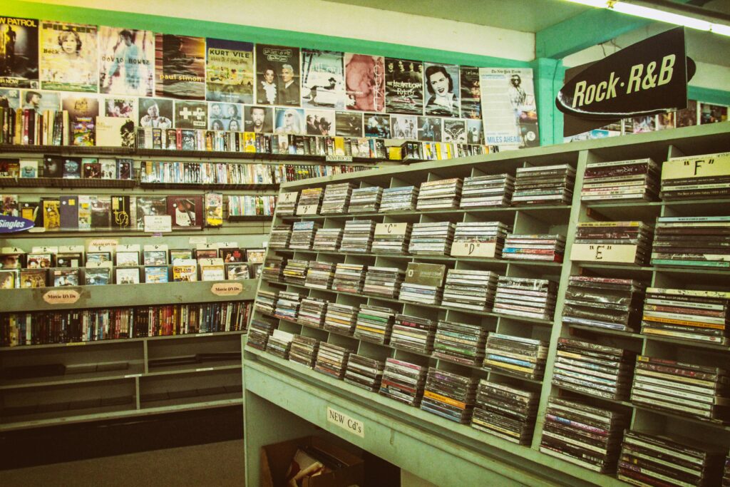 CD and DVD store