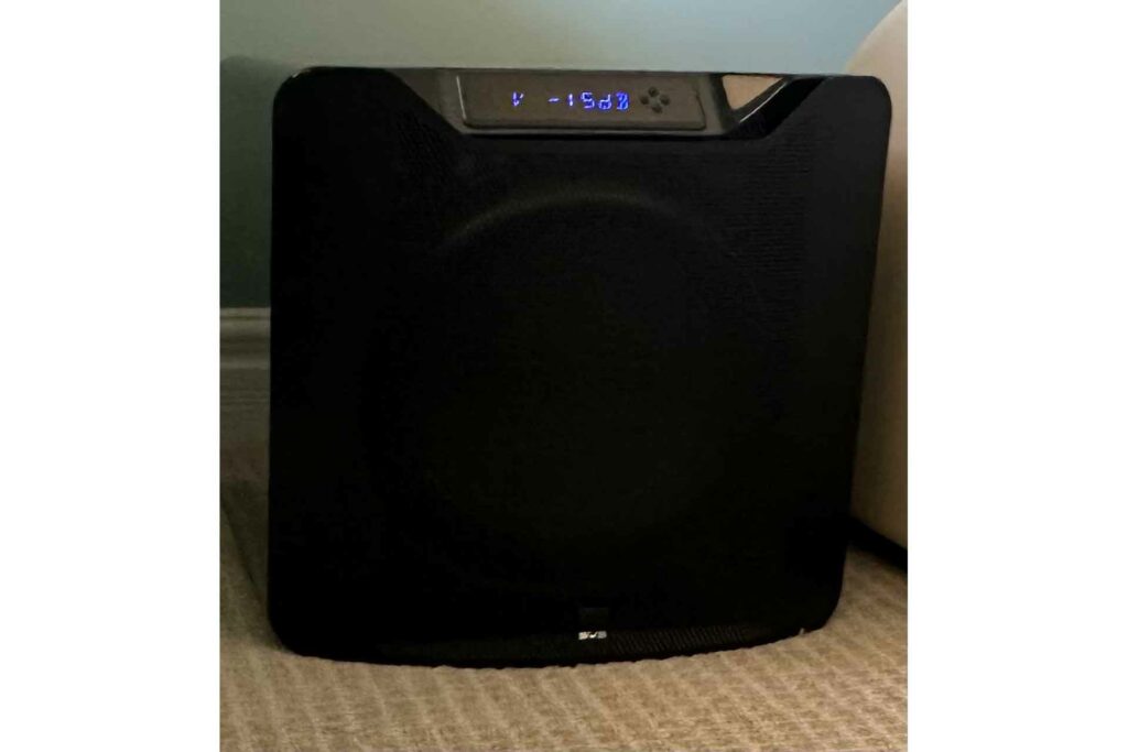 This is the actual pair of the Anthem SVS SB-4000 subwoofer reviewed by Jerry Del Colliano