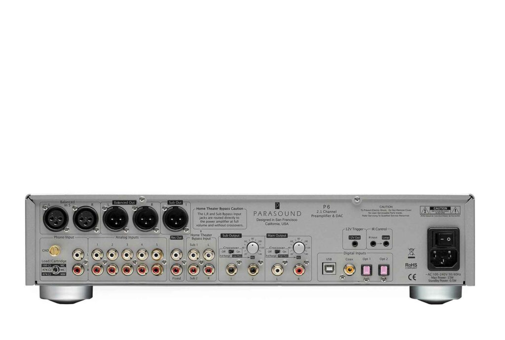 Parasound P 6 Stereo Preamp reviewed
