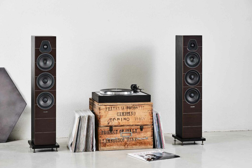 Sonus faber Lumia V audiophile floorstanding speakers reviewed by Michael Zisserson