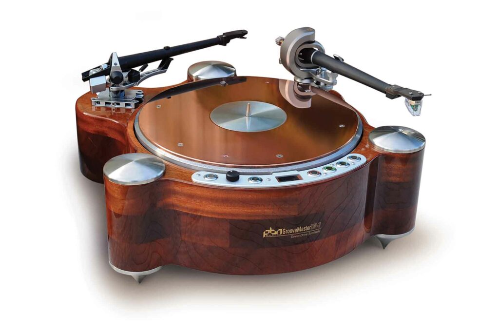 Two tone arm turntable is a tongue twister