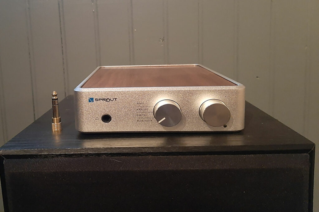 The PS Audio Sprout 100 installed in Andrew Dewhirst's reference audiophile system