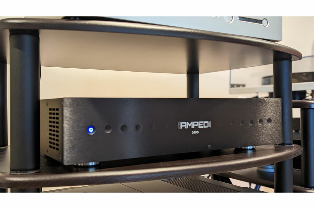 The Amped America AMP 2400 Class D audiophile power amp reviewed by Michael Zisserson