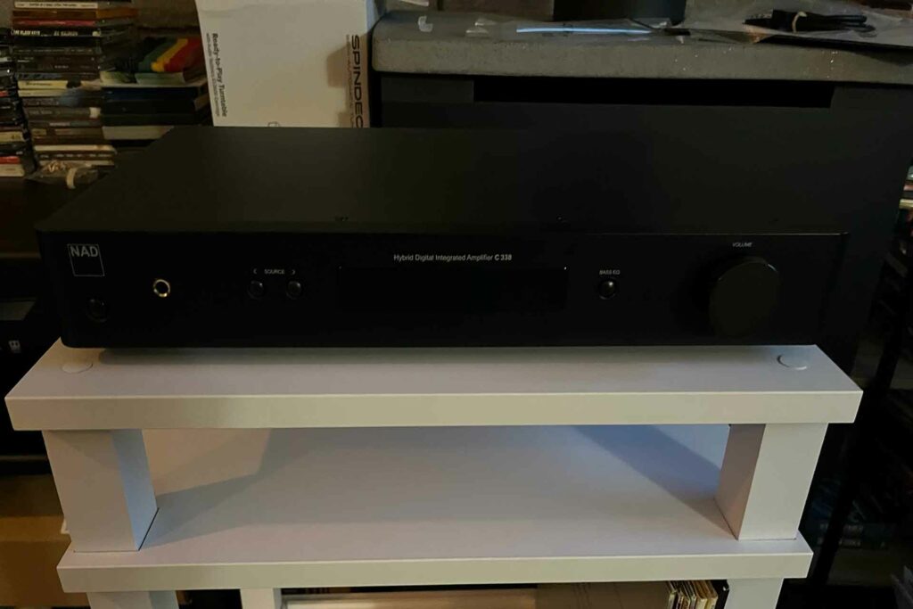 NAD C 338 Integrated amp installed in Andrew Dewhirst's Audiophile System