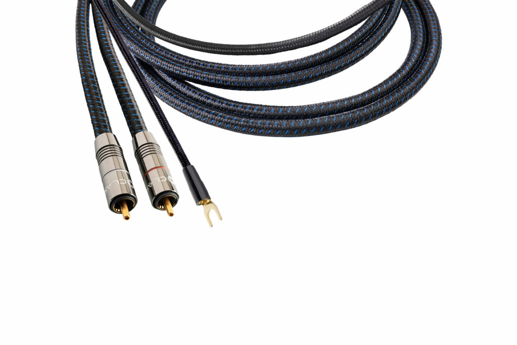 Clarus Audio's new Crimson and Aqua Phono Cables