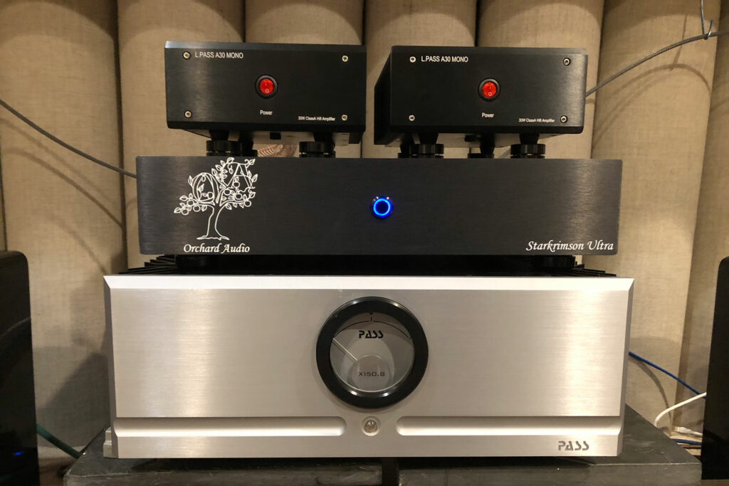 More images of the Orchard Audio Starkrimson at Steven Stone's home