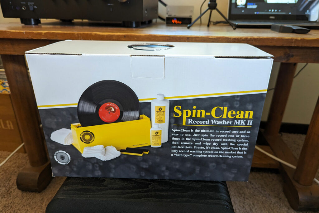 The Spin-Clean system about to be un-boxed at Nasim Abu-Daggar's house