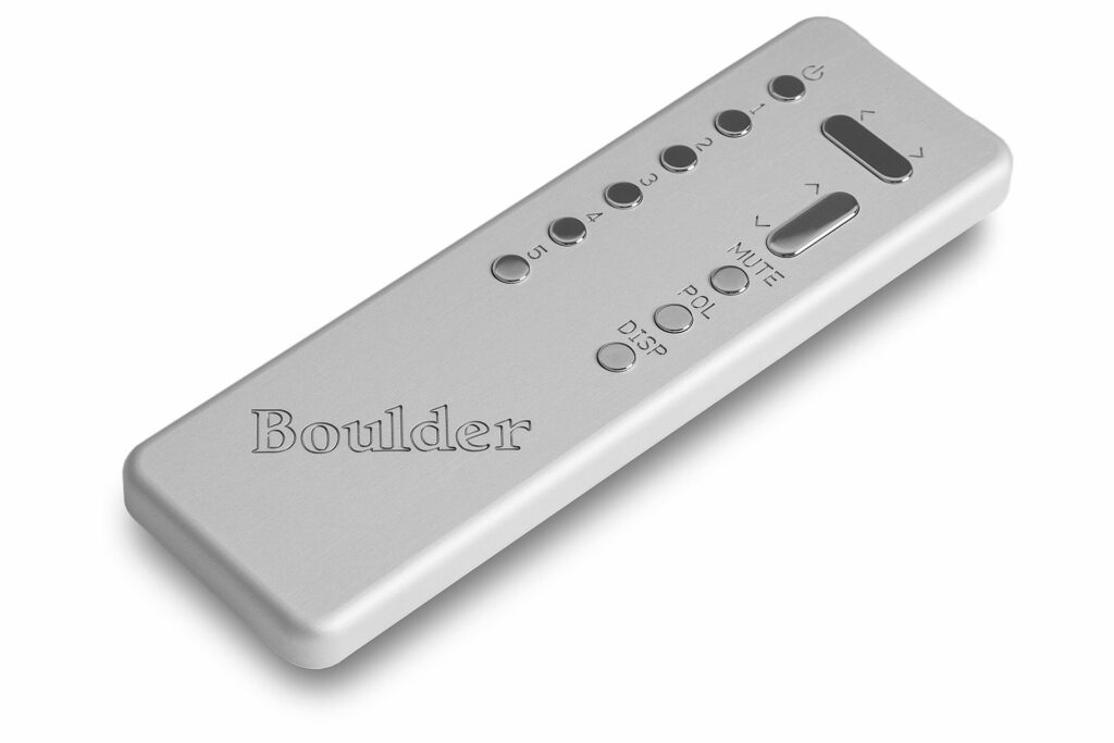 The Boulder remote is solidly built just like the components