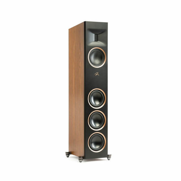 MartinLogan XT F100 speakers in a wood finish