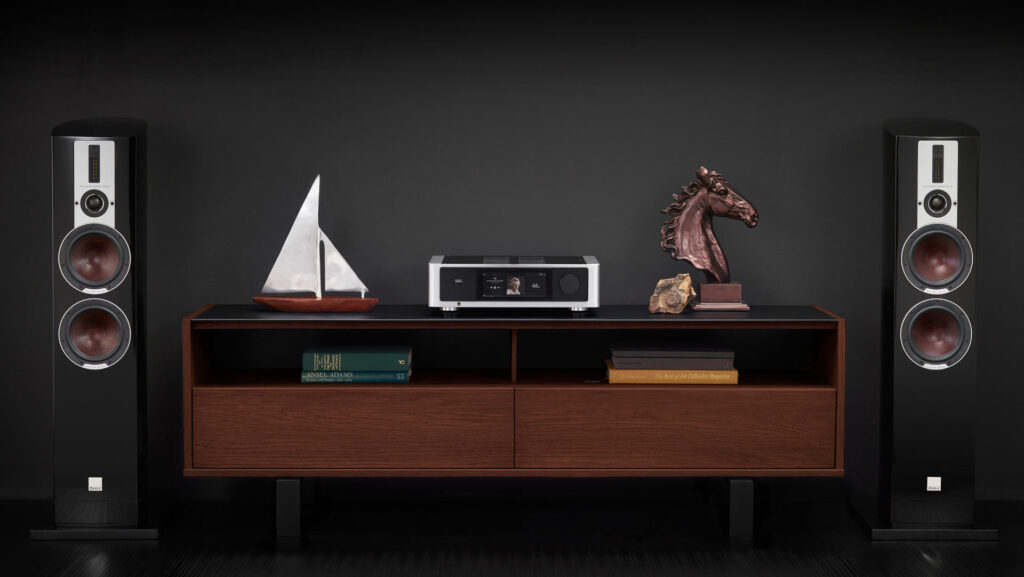 The NAD M33 is one of the best, most high end all-in-one solution in the audiophile world today