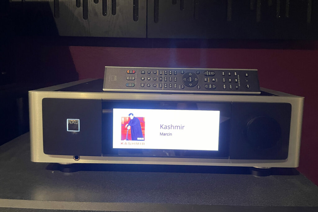 Here's a shot of the NAD M33 installed in Brian Kahn's reference AV system