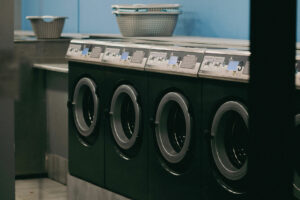 This is NOT The French Laundry... it is a laundromat in France but close enough to make our point.