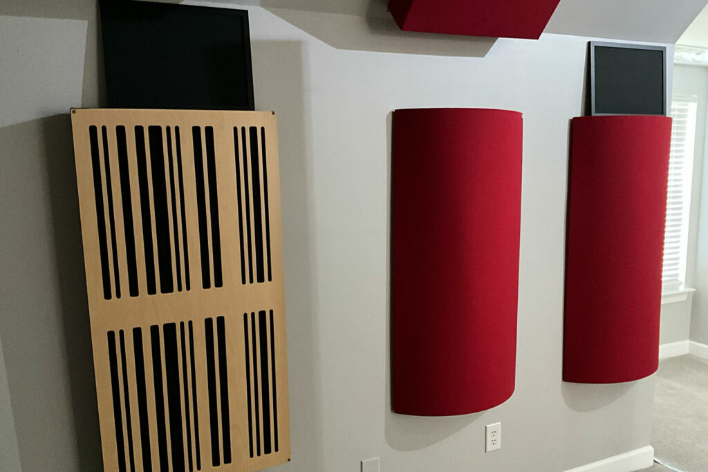 Bass traps from Paul Wilson's reference audiophile listening room