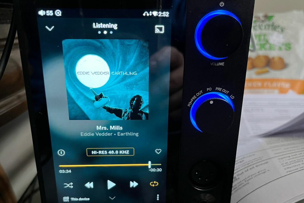 FIIO R7 installed in Andrew Dewhirst's reference audiophile system