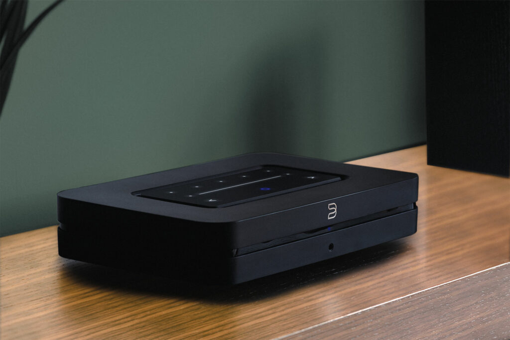 The Bluesound Node comes in both a black and white finish