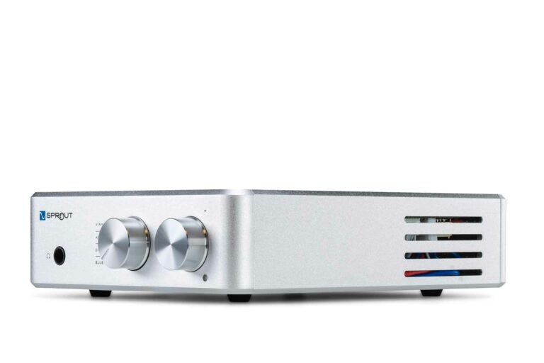 The PS Audio Sprout 100 is one of our favorite small audiophile components.