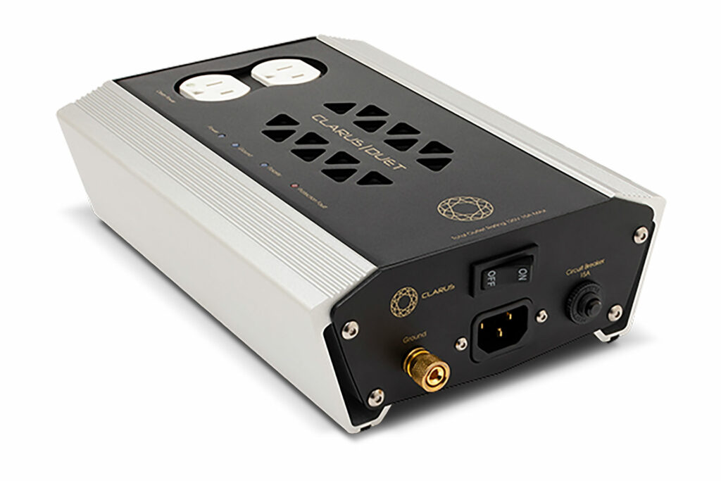 The Clarus Power Duet is designed to match with amps, specifically high-current mono block amps. 