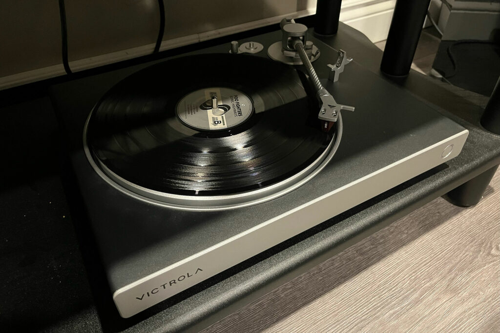 The Victrola Hi-Res Carbon at Andrew Dewhirst's reference audiophile system