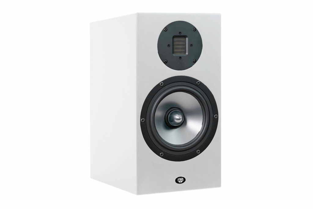 The RBH 61 SF/R speakers come in white and black. They also come with black or silver drivers. Custom cabinets are likely possible too for an additional spend.