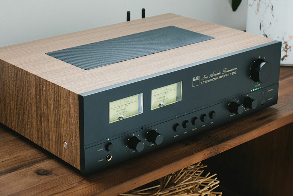 NAD C 3050 is an integrated amp for $1,399 that has literally every feature that we can think of (and does them well)