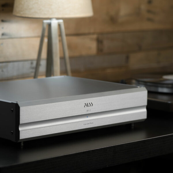 The Pass Labs XP-17 phonostage designed by Wayne Colburn installed in a swanky living room...