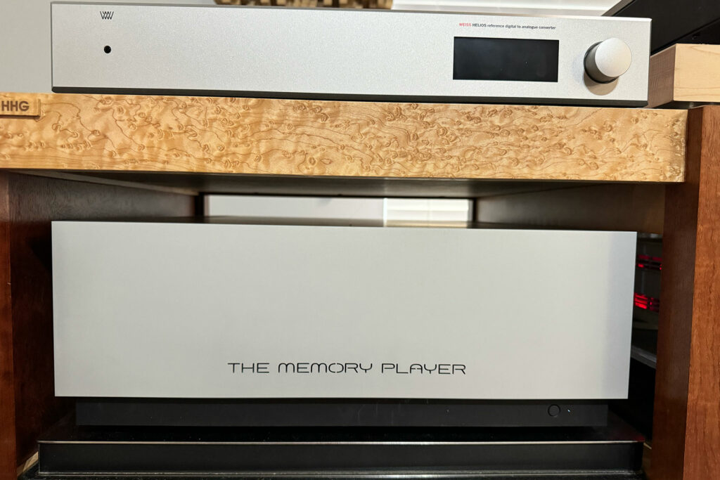 The Laufer Technik Memory Player installed in Paul Wilson's reference audiophile system