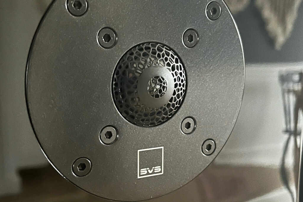 A close-up of the new SVS tweeter by Eric Forst