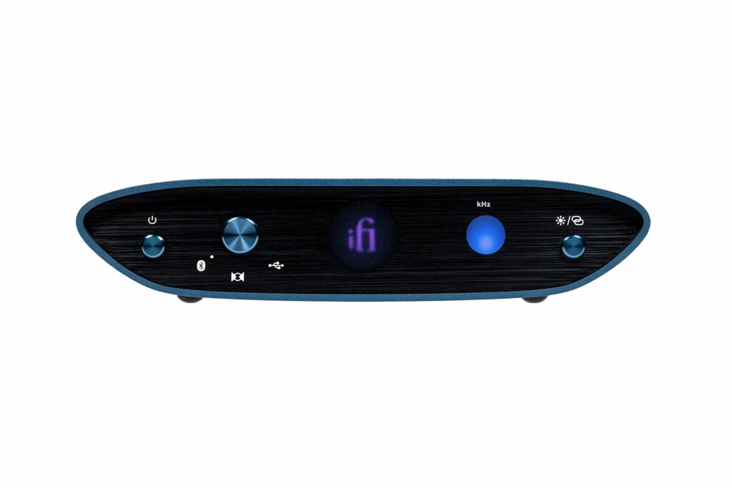 A direct look at the front of the iFi ZEN One Signature audiophile DAC.