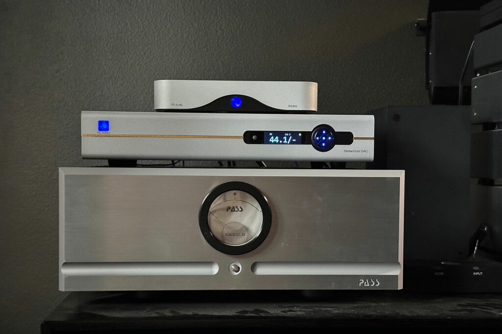 The PS Audio AirLens installed in Greg Handy's reference audiophile system