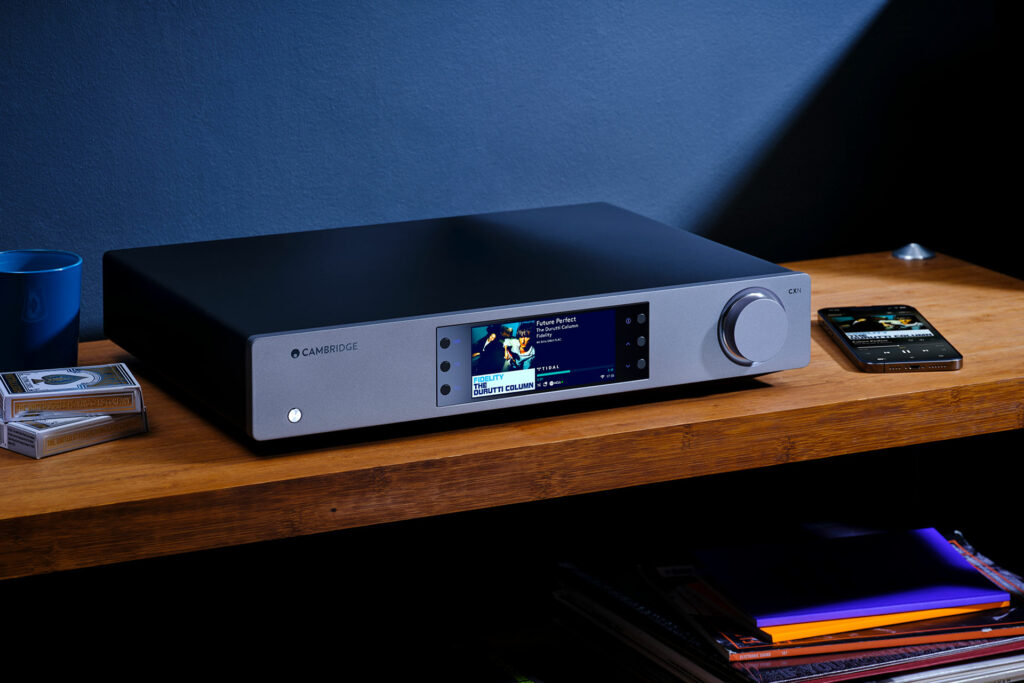 Cambridge Audio CNX100 Music Streamer and DAC in black.