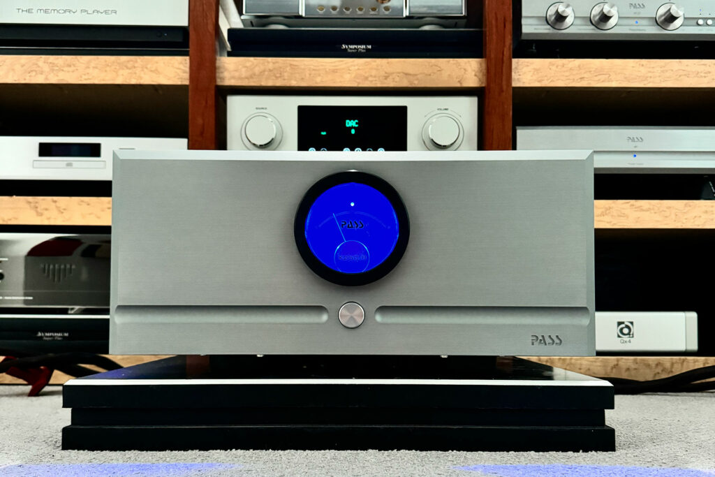 The Pass Labs X250.8 rocking it in Paul Wilson's reference audiophile system.  