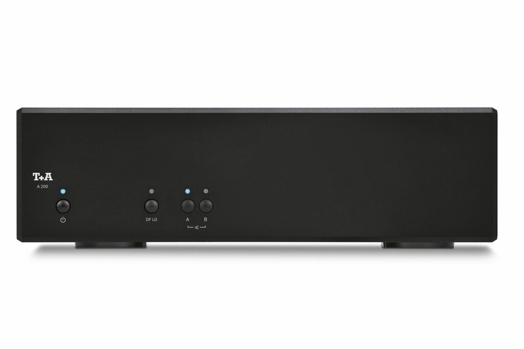 T+A's A 200 power amplifier in black