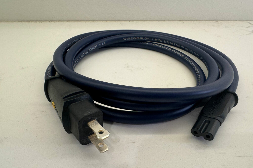 Audiophile power cables don't have to be crazy expensive like this example from Wireworld.