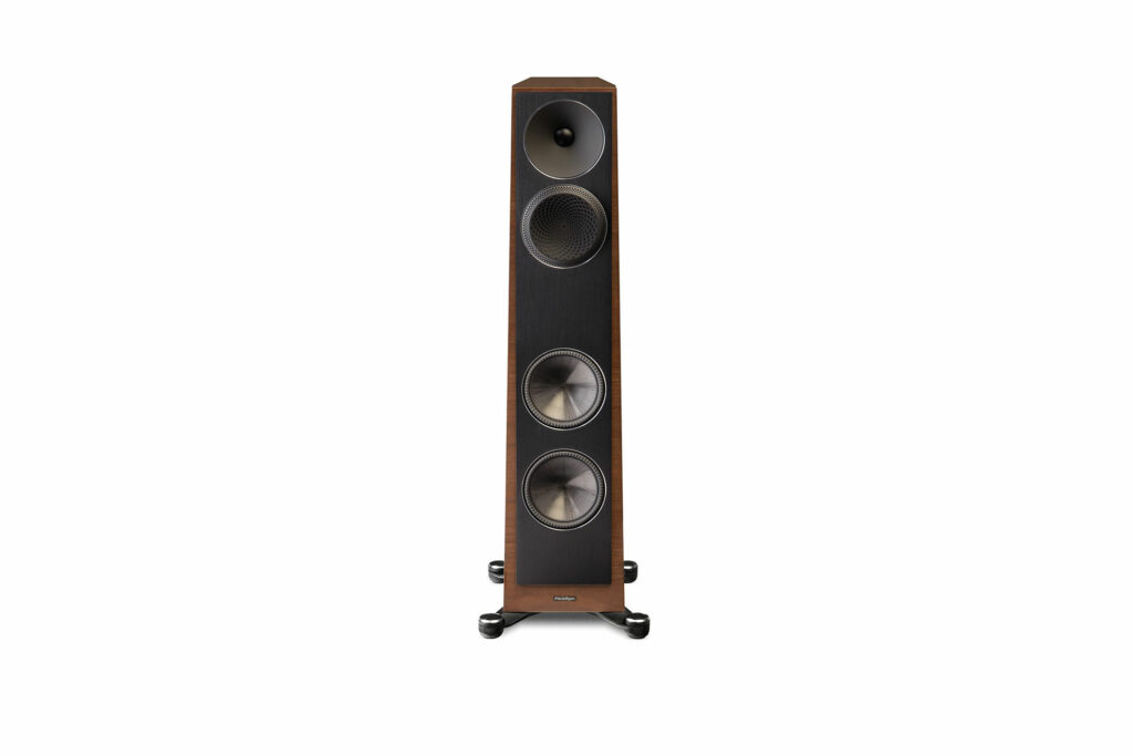 Andrew Dewhirst raved about the feet or "outriders" that give these speakers excellent stability 