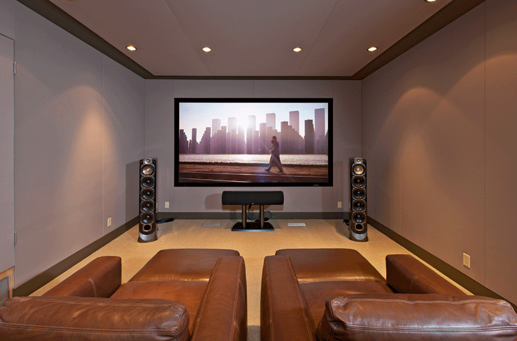 Audiophile grade listening rooms don't have to be a cluttered mess even when fully and professionally treated acoustically.