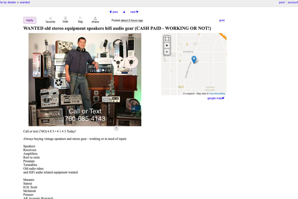 The local angle of Craigslist is appealing but dealing with the public in person can be complicated. 