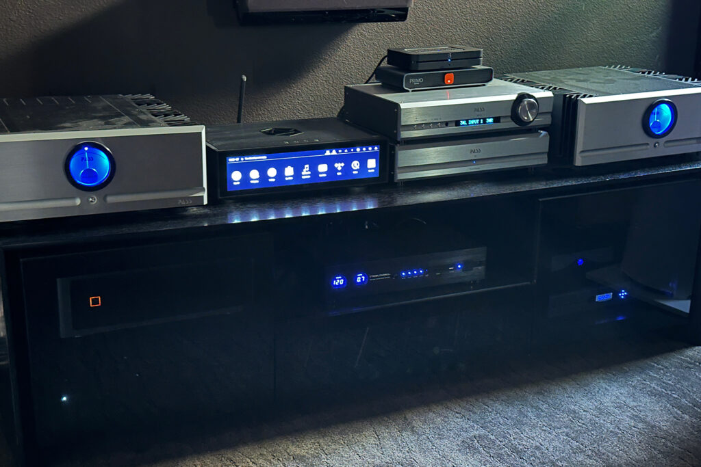 The Hifi Rose RS130 installed in Greg Handy's reference AV system.