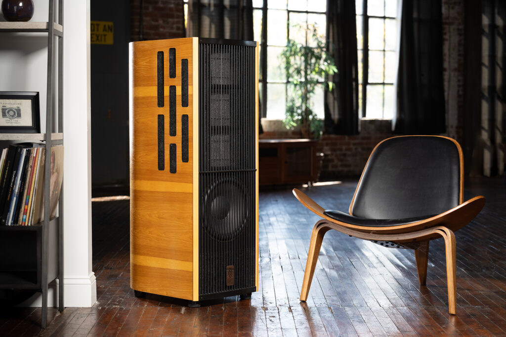 The MC Audiotech TL-12 speaker bring an open high end and bi-polar-like performance from a unique cabinet design.