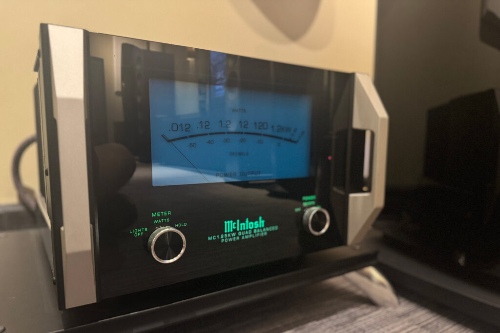 My review sample of the McIntosh MK1.25KW power amp. 