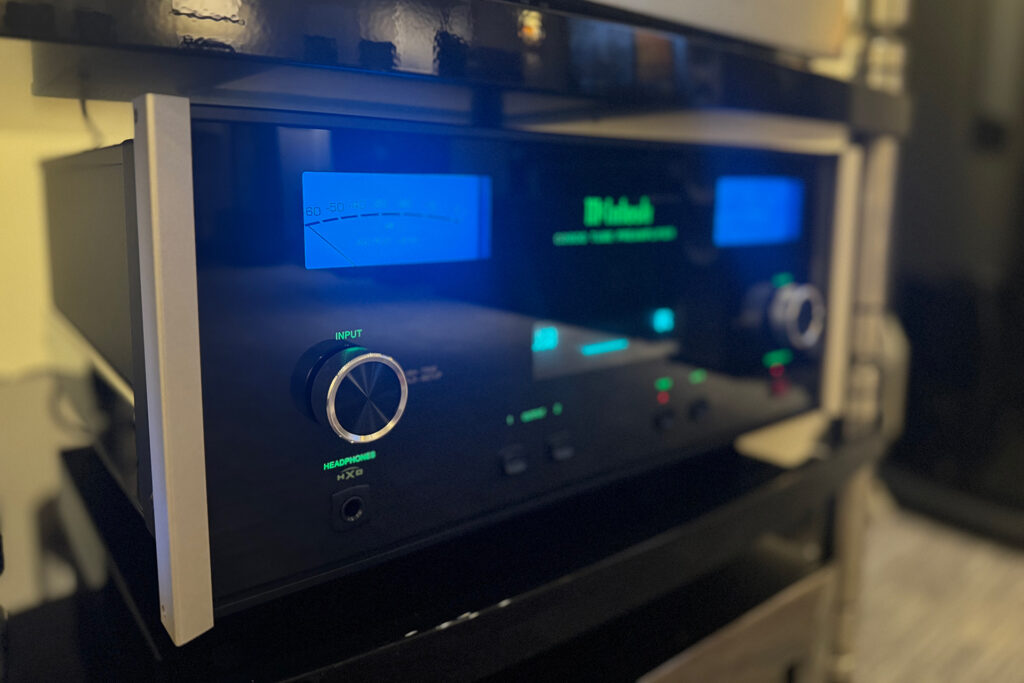 The front of my McIntosh C2800 preamp for this review.