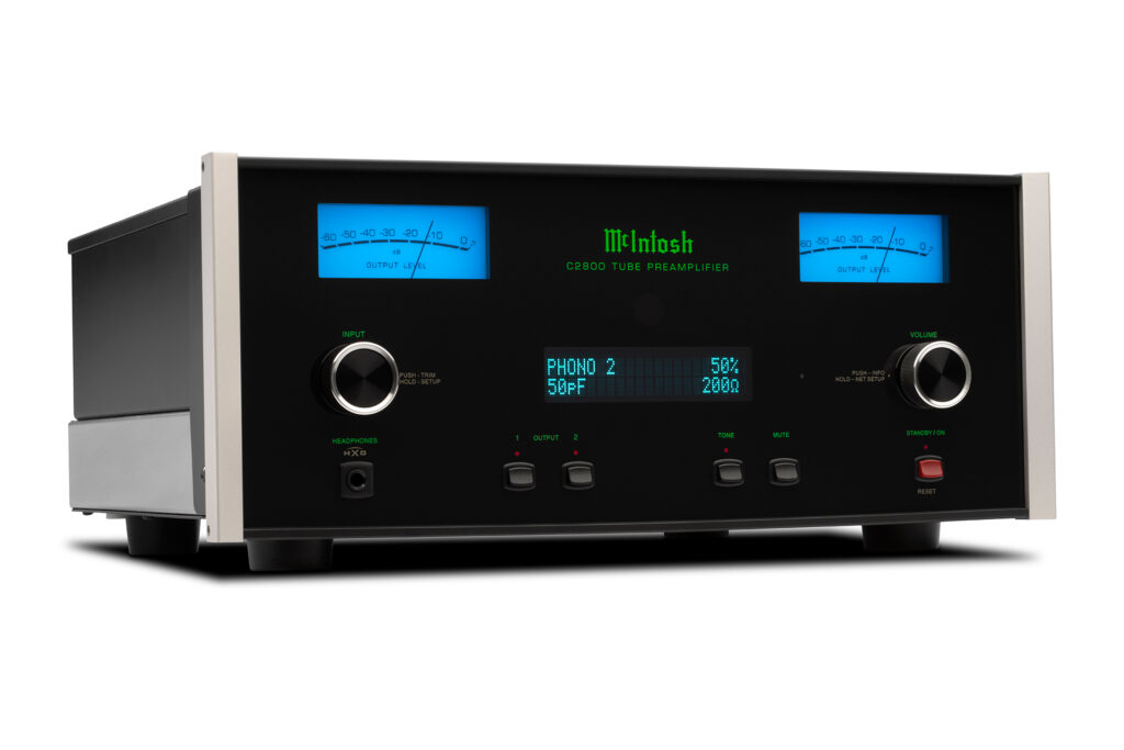 The McIntosh C2800 is a tube preamp (with a DAC) which makes it "old school" but its feature set is about as cutting edge as possible