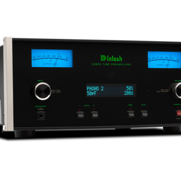 The McIntosh C2800 is a tube preamp (with a DAC) which makes it "old school" but its feature set is about as cutting edge as possible