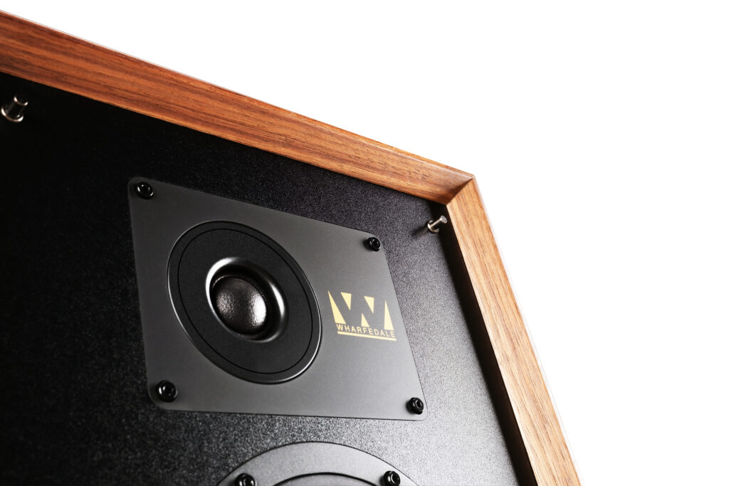 A close of of the tweeter on the Wharfedfale Super Linton speaker