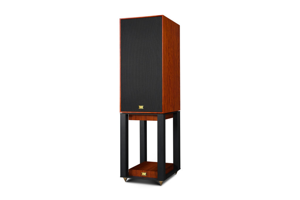 More full range but still stand-mounted speakers bring a very retro appeal to a very modern performing speaker.