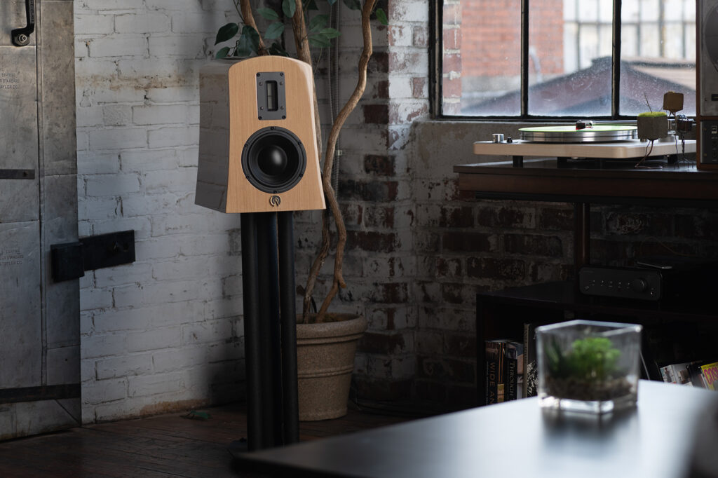 Alta Audio Alyssa speakers out in the wild.