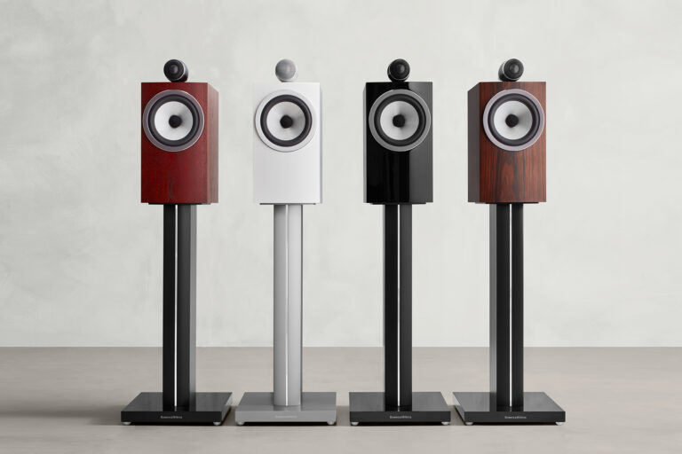Every flavor of Bowers & Wilkins 605 S3 loudspeakers in a row.