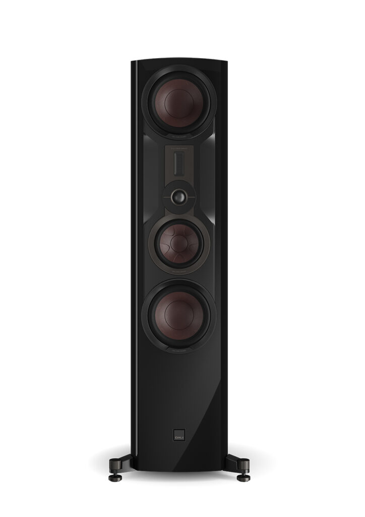 The Dali EPIKORE 9s in black.