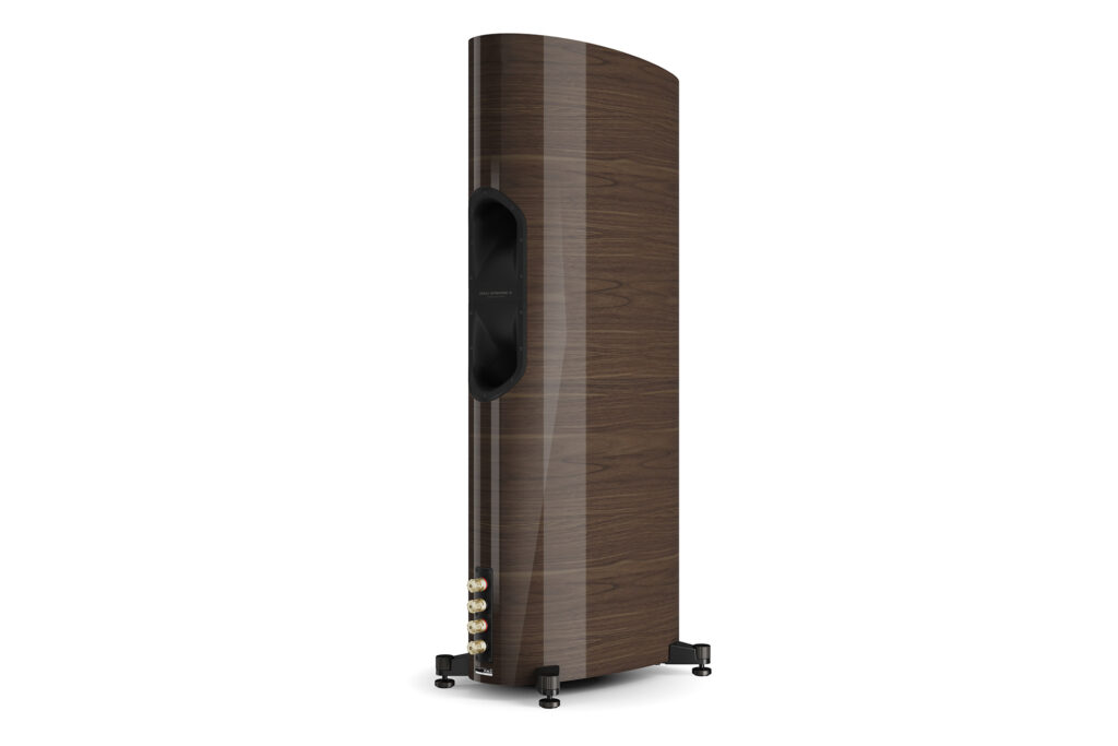 A side view of the Dali Loudspeakers EPIKORE 9 speakers.