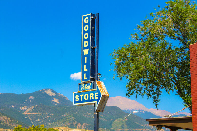 The Goodwill that we are talking about here isn't the place where you donate your old Armani pants.